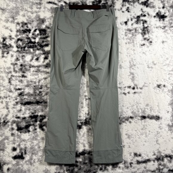 REI Coop Screenline Hybrid Pants Womens Size 12 Gray/Green Performance Stretch - Picture 2 of 15